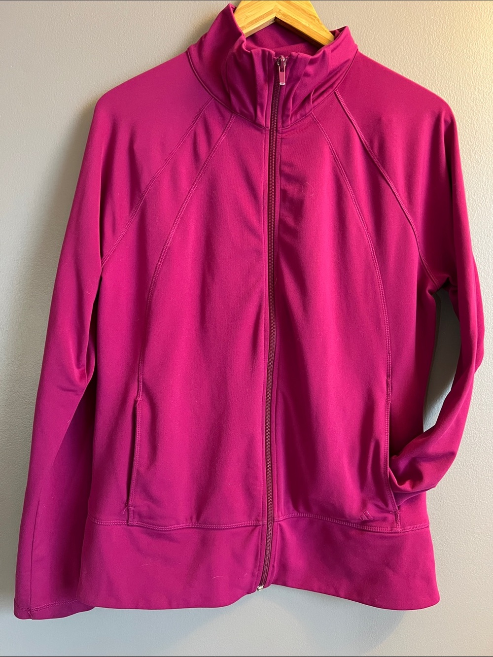 Adidas track jacket in magenta